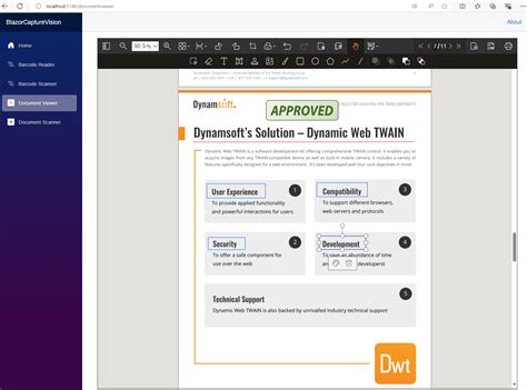 blazor document.
